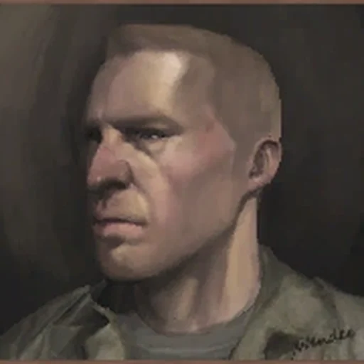 Portrait of "Tank" Dempsey, Call of Duty Black Ops Zombies