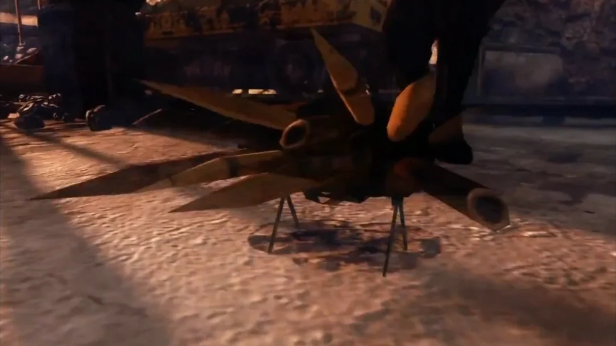 A Spikemore planted on the ground, Shangri-La, Call of Duty Black Ops Zombies