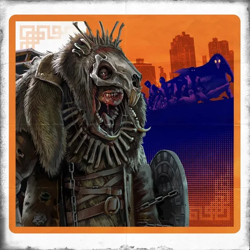 The Rat King in his rat-skull mask, official poster art, Shaolin Shuffle, Call of Duty Infinite Warfare Zombies