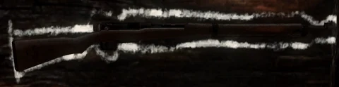 Arisaka on its chalk outline, Call of Duty Black Ops Zombies