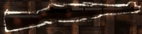 M1 Garand on its chalk outline, Call of Duty Black Ops Zombies