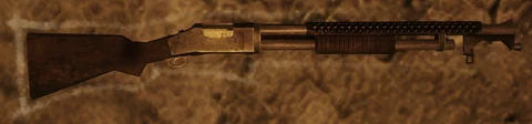 M1897 Trench Gun on its chalk outline, Call of Duty Black Ops Zombies