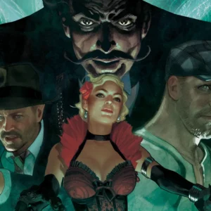 Nero, Jessica, Jack and Floyd, the four characters, loading screen art, Shadows of Evil, Call of Duty Black Ops III Zombies