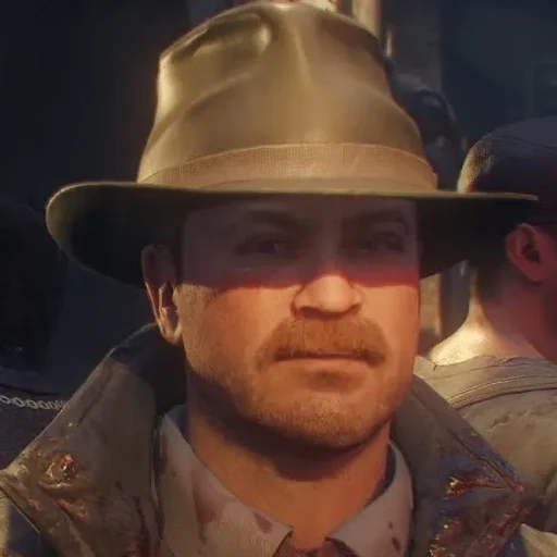 Jack Vincent, the Detective, official character portrait, Shadows of Evil, Call of Duty Black Ops III Zombies