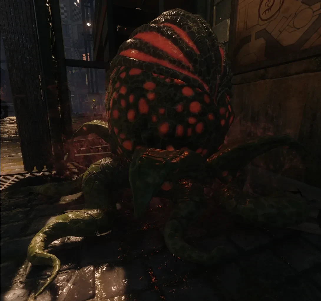 A red Harvest Pod, Shadows of Evil, Call of Duty Black Ops III Zombies