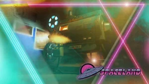 The projector of the projector room firing its beam, Get Packed achievement image, Spaceland, Call of Duty Infinite Warfare Zombies
