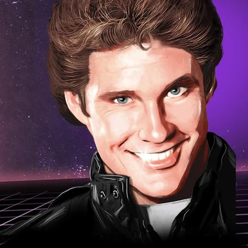 David Hasselhoff, the Spaceland DJ, character art, Spaceland, Call of Duty Infinite Warfare Zombies