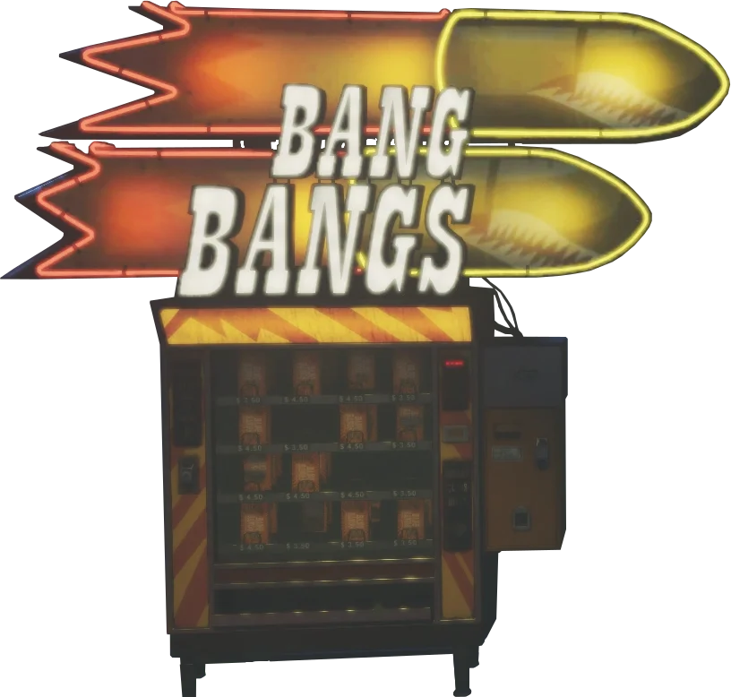 The Bang Bangs candy machine, model render, Spaceland, Call of Duty Infinite Warfare Zombies