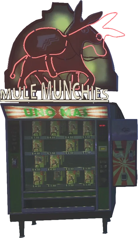 The Mule Munchies candy machine, model render, Spaceland, Call of Duty Infinite Warfare Zombies