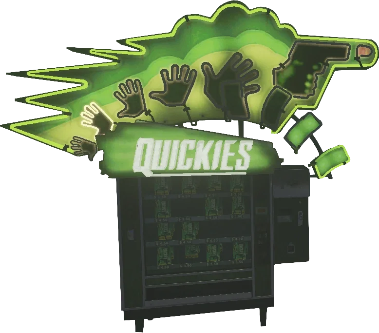 The Quickies candy machine, model render, Spaceland, Call of Duty Infinite Warfare Zombies