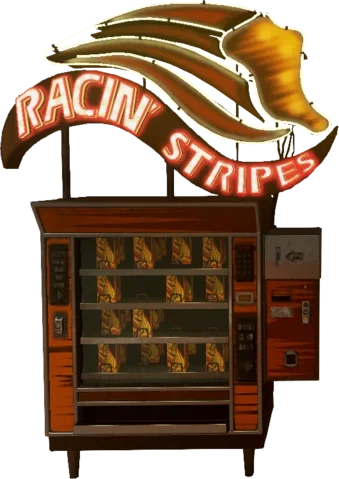 The Racin' Stripes candy machine, model render, Spaceland, Call of Duty Infinite Warfare Zombies