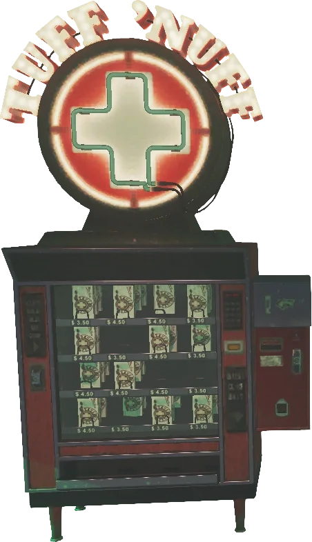The Tuff 'Nuff candy machine, model render, Spaceland, Call of Duty Infinite Warfare Zombies