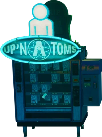 The Up 'N Atoms candy machine, model render, Spaceland, Call of Duty Infinite Warfare Zombies