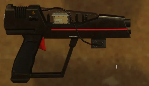 The Shredder, a black ray gun with a red stripe, model render, Spaceland, Call of Duty Infinite Warfare Zombies
