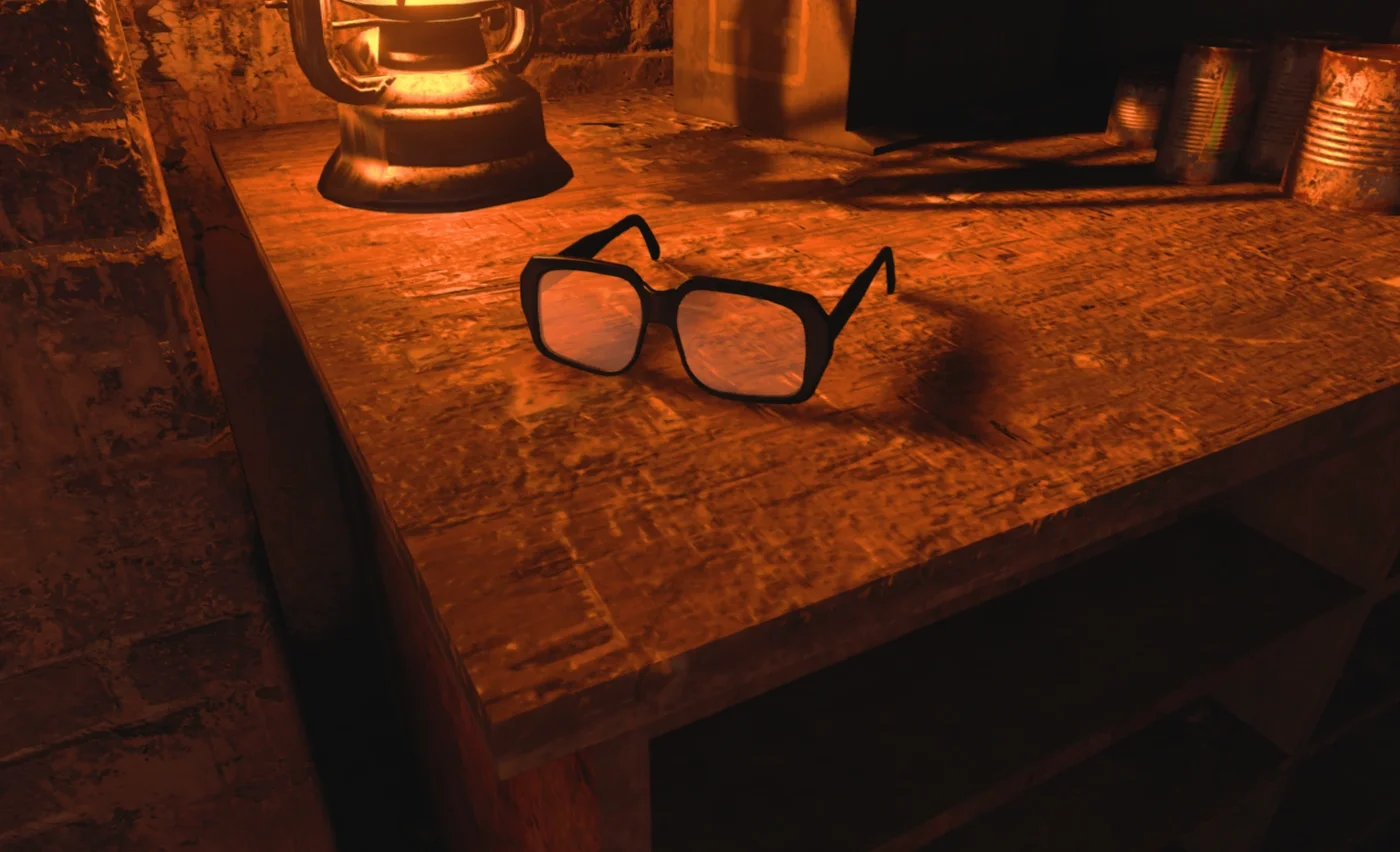 George A. Romero's glasses on a table in the Lighthouse Station, Tag der Toten, Call of Duty Black Ops 4 Zombies