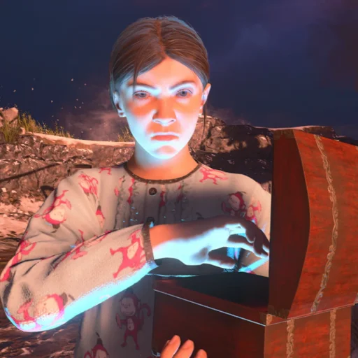 Samantha Maxis bent over her music box, Tag der Toten, Call of Duty Black Ops 4 Zombies
