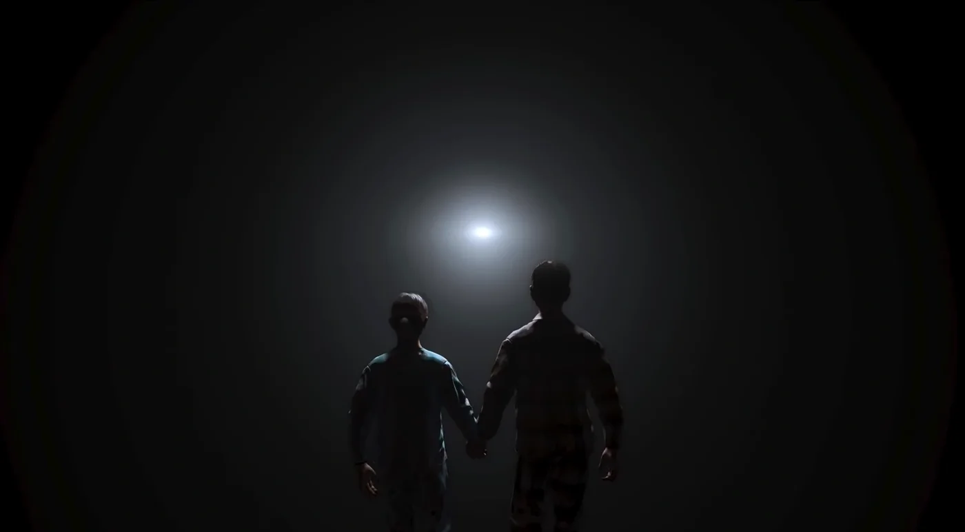 Samantha and Eddie walking hand in hand towards the light, Tag der Toten, Call of Duty Black Ops 4 Zombies