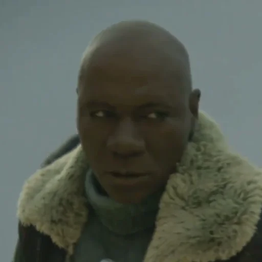 Jefferson Potts in his sheepskin jacket on the beach, intro cinematic, The Darkest Shore, Call of Duty WWII Zombies