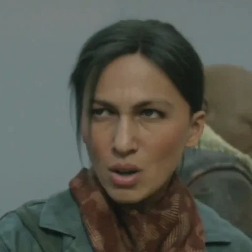 Olivia Durant in her scarf on the beach, intro cinematic, The Darkest Shore, Call of Duty WWII Zombies