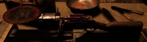 The Ripsaw lying on its assembly table, The Darkest Shore, Call of Duty WWII Zombies