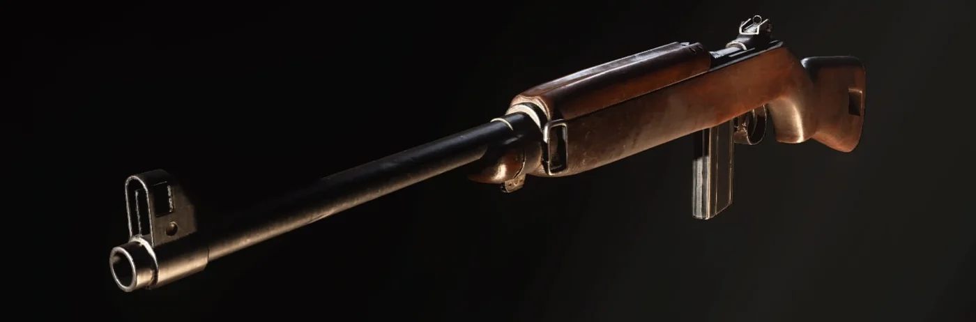 M1A1 Carbine menu render, The Darkest Shore, Call of Duty WWII Zombies