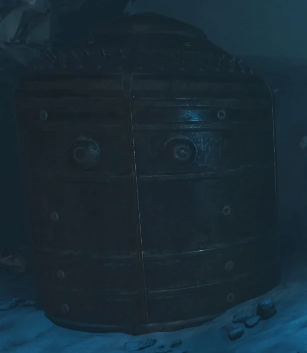 The closed Thulian Transport of the Ice Caves, The Frozen Dawn, Call of Duty WWII Zombies