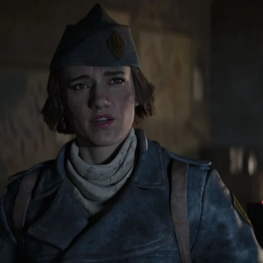Vivian Harris in her winter gear, The Frozen Dawn, Call of Duty WWII Zombies