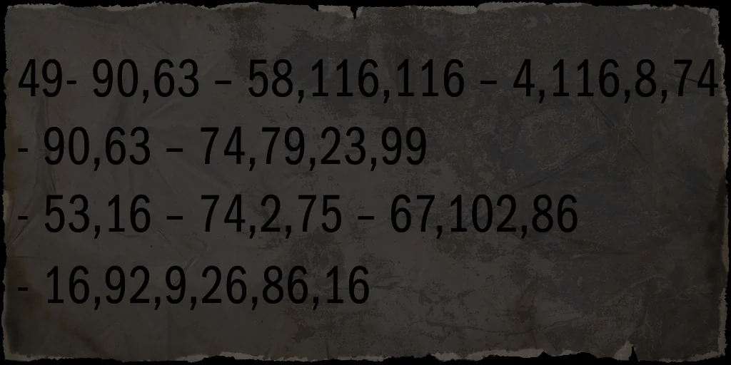 One of the ciphers, a code in atomic numbers, The Giant, Call of Duty Black Ops III Zombies