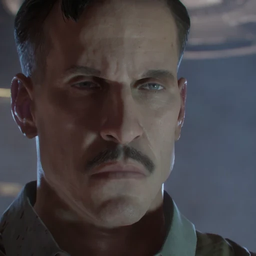 Edward Richtofen of the Primis crew stepping out of the teleporter, intro cinematic, The Giant, Call of Duty Black Ops III Zombies
