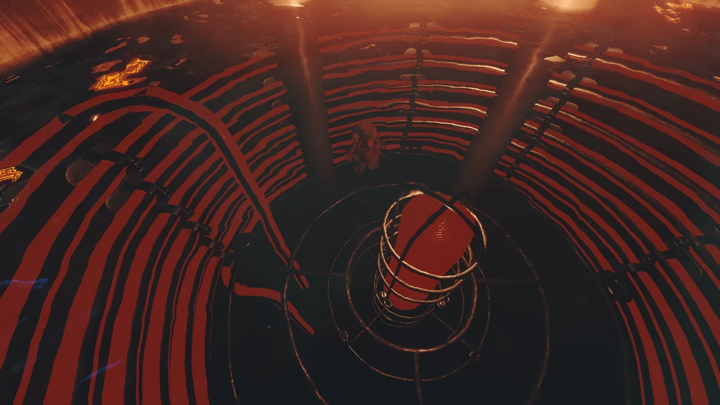 The Fly Trap teddy bear inside a vat by Teleporter B, The Giant, Call of Duty Black Ops III Zombies
