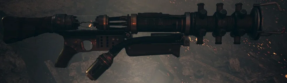 The Tesla Gun, side view, on The Shadowed Throne, The Shadowed Throne, Call of Duty WWII Zombies