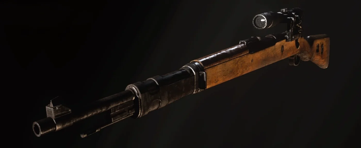 Kar98k, menu render, The Shadowed Throne, Call of Duty WWII Zombies