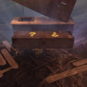 The Mystery Box under a broken roof in Town, Call of Duty Black Ops II Zombies