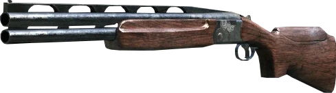 Olympia double-barrel shotgun, menu render, Call of Duty Black Ops II Zombies