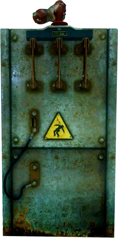 The TranZit power switch panel, render, Call of Duty Black Ops II Zombies