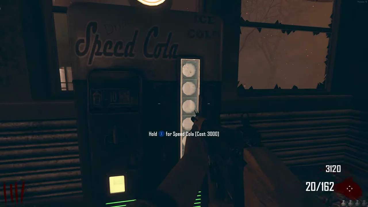 The Speed Cola machine inside the Diner, Hold for Speed Cola, Cost 3000 in TranZit, Call of Duty Black Ops II Zombies