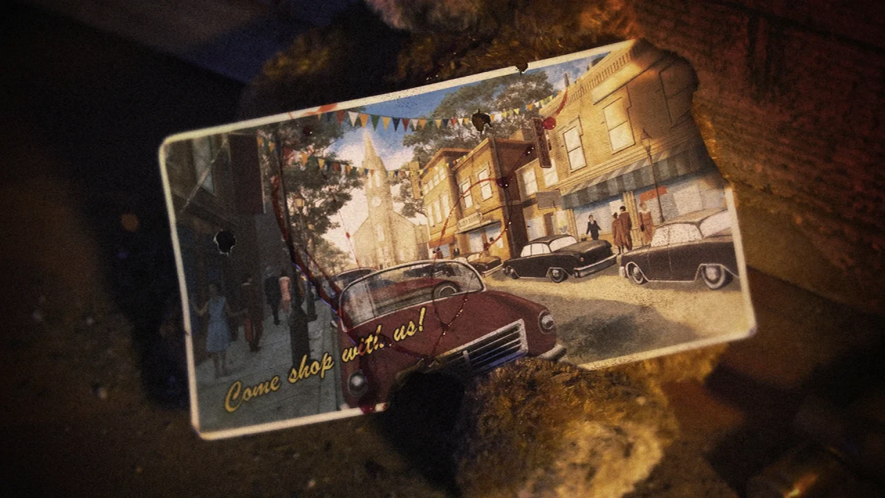 Town in the Town loading screen postcard, Call of Duty Black Ops II Zombies