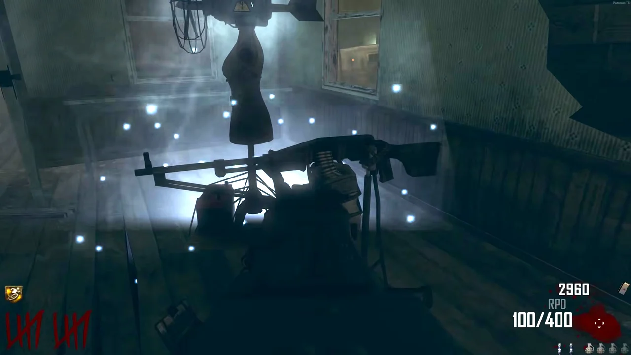 The Turret set down next to a Turbine in TranZit, Call of Duty Black Ops II Zombies