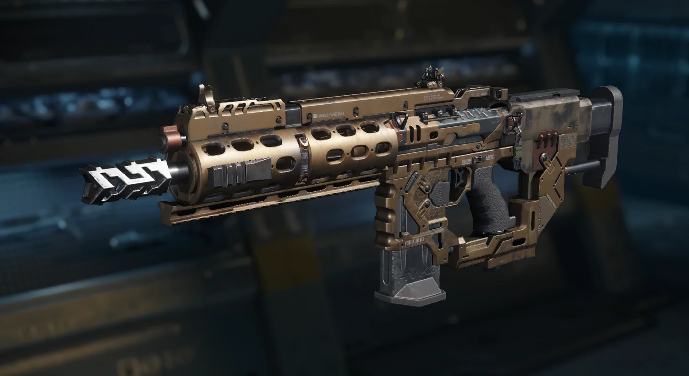 HVK-30 assault rifle, Gunsmith render, Verrückt, Call of Duty Black Ops III Zombies