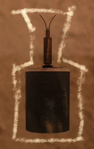 The chalk outline of the Bouncing Betty wall buy, Call of Duty Black Ops Zombies
