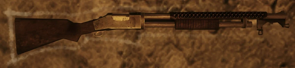 The chalk outline of the M1897 Trench Gun wall buy, Call of Duty Black Ops Zombies