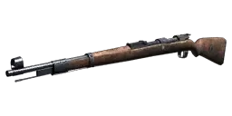 Kar98k bolt-action rifle, menu icon, Verrückt, Call of Duty World at War Zombies