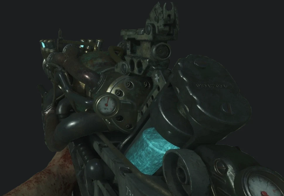 The Masamune, the upgraded KT-4, in first person, Zetsubou No Shima, Call of Duty Black Ops III Zombies