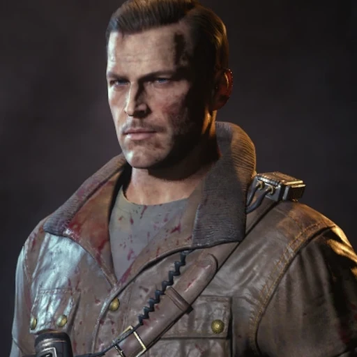 "Tank" Dempsey of the Primis crew, official character render, Call of Duty Black Ops III Zombies
