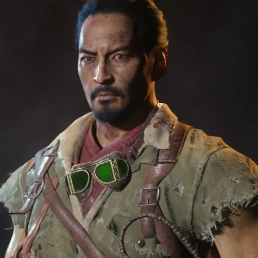 Takeo Masaki of the Primis crew, official character render, Call of Duty Black Ops III Zombies