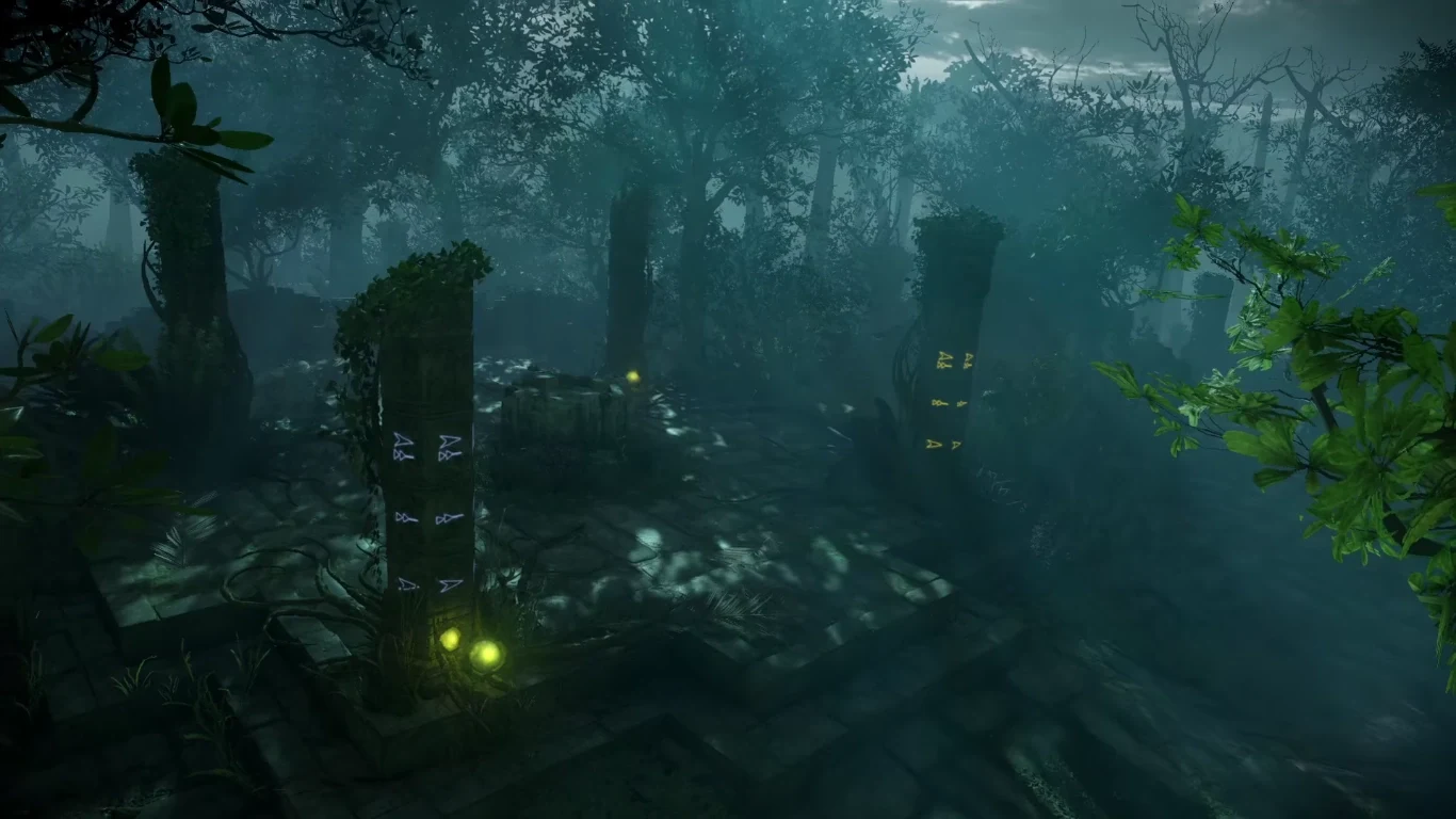 The ritual area where the four bloody skulls rest, Zetsubou No Shima, Call of Duty Black Ops III Zombies