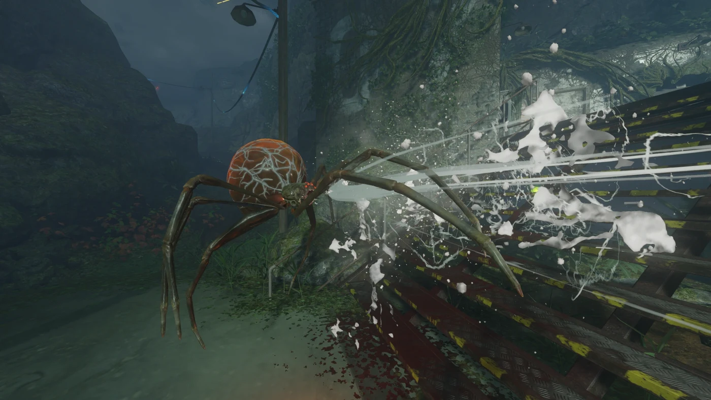 A spider spitting a web, Zetsubou No Shima, Call of Duty Black Ops III Zombies